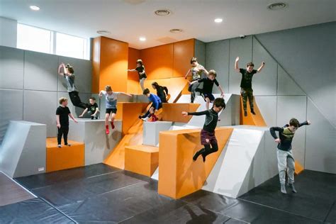 <strong>Parkour</strong> is a philosophy of movement which involves three fundamental skills – Jumping, Climbing and Vaulting – in all their variants. . Parkour park near me